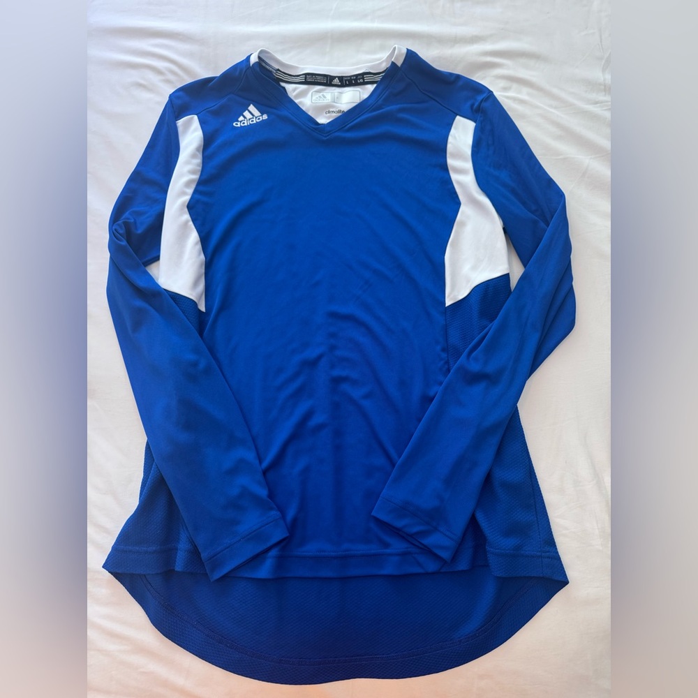 Adidas Climalite Blue and White Jersey